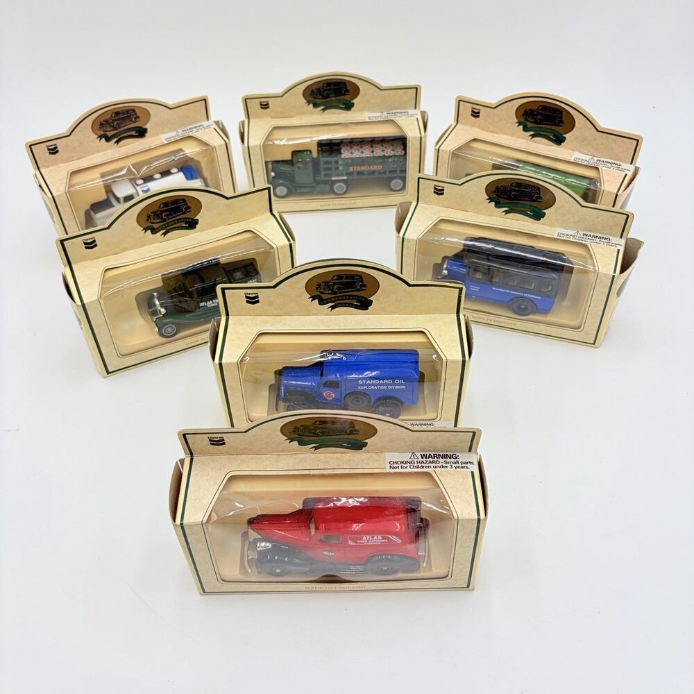 LLEDO CHEVRON Commemorative Models COMPLETE 7 DIECAST Vehicle Set BOXED